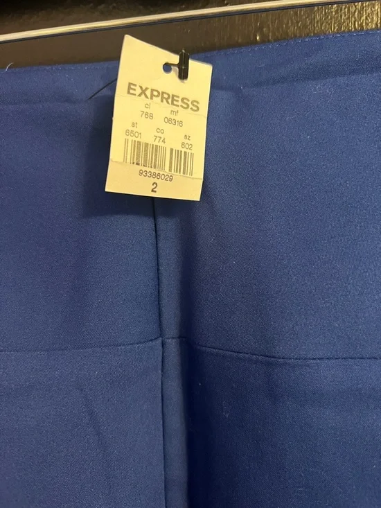 EXPRESS Royal Blue Pencil Skirt - Picture 2 of 4